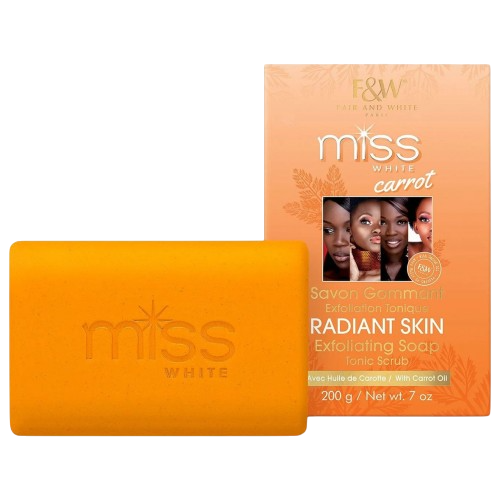 F&amp;W - MISS WHITE CARROT - Exfoliating Soap 200gr